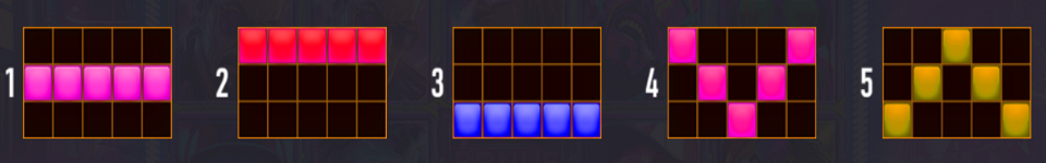 neon night scape paylines 1