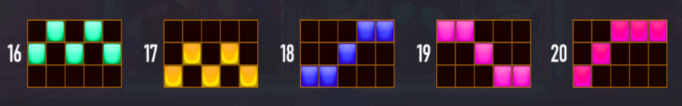 neon night scape paylines 4