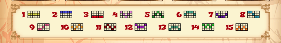 ninja fruits paylines