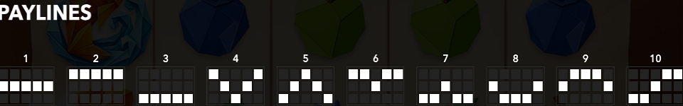 origami quest paylines