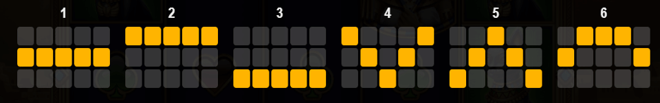 pharaoh princess payline 1