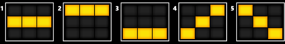 random winner triple play paylines