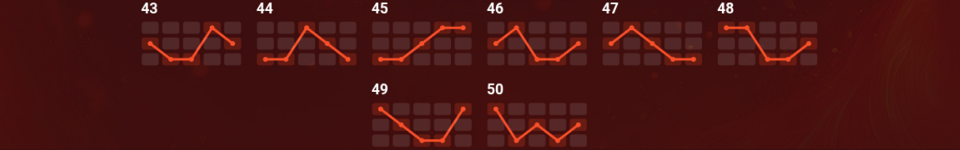red hot 50 paylines 5