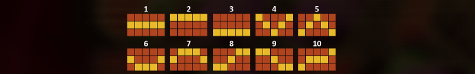 sevens fruits 20 lines payline 1