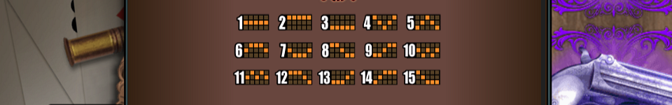 showdown saloon paylines