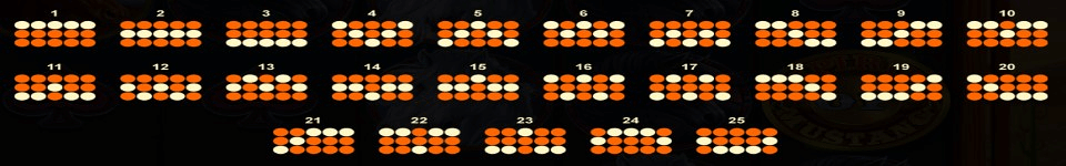 spirit of mustang paylines