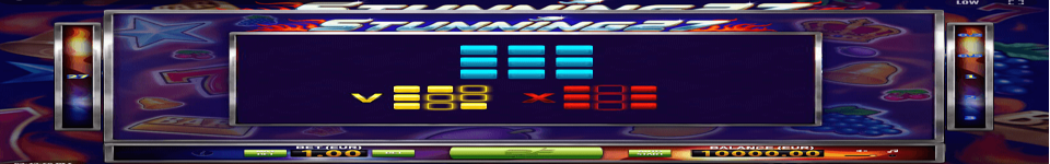 stunning 27 paylines