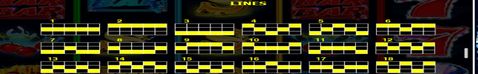 super charged 7s paylines