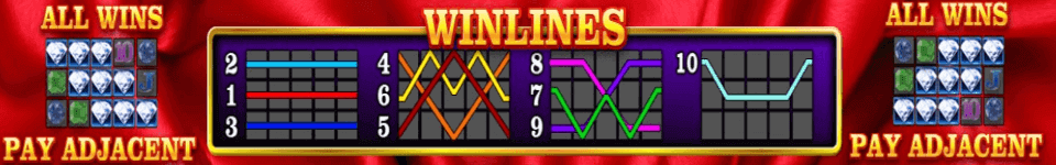 super diamond deluxe paylines