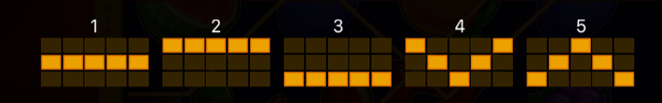 super sunny fruits hold and win paylines 1