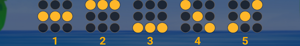 surfin joker dice paylines