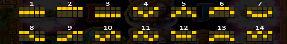tiger jungle payline