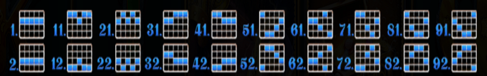 treasures of the trident paylines 1