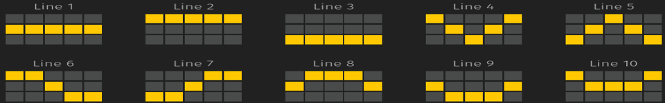 wild cash dice payline