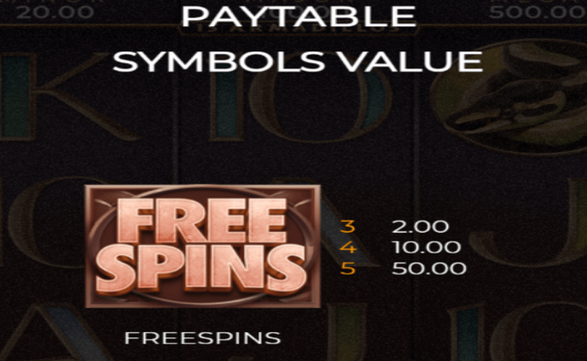 15 armadillo paytable 1