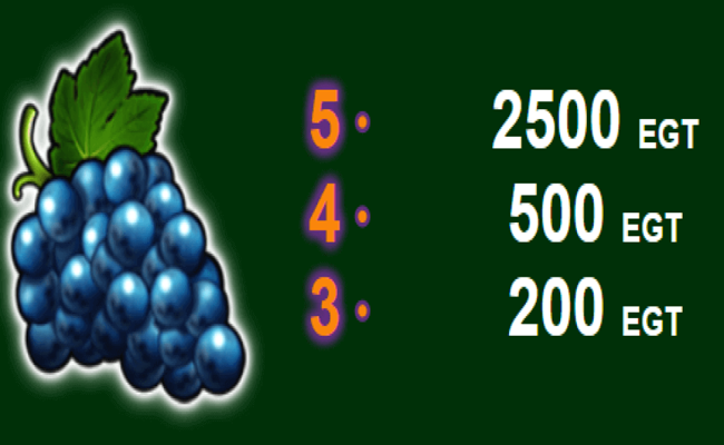 20 burning hot paytable4