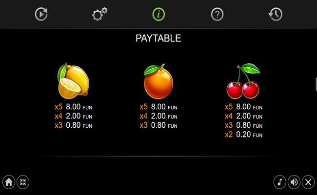 20 glossy hot golden coins link paytable 3