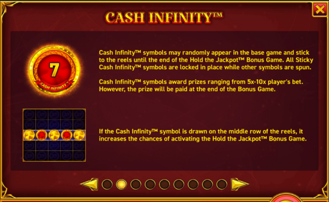 25 coins paytable 2