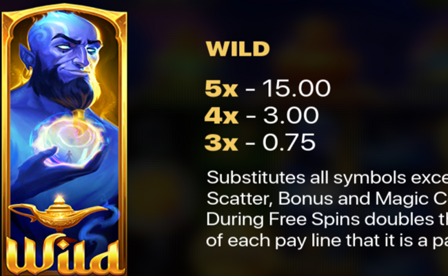 3 magic lamps hold and win paytable 2