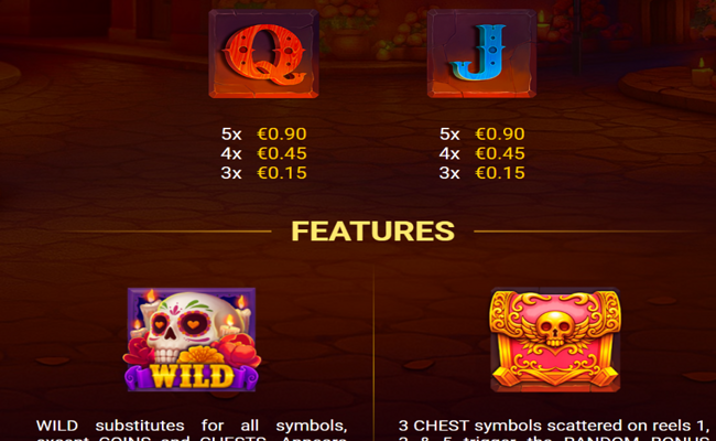 3 muertos paytable 2