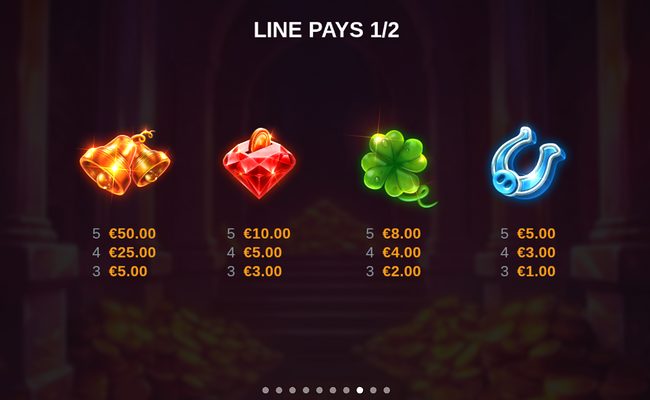 3 pot piggies hold and win paytable 1