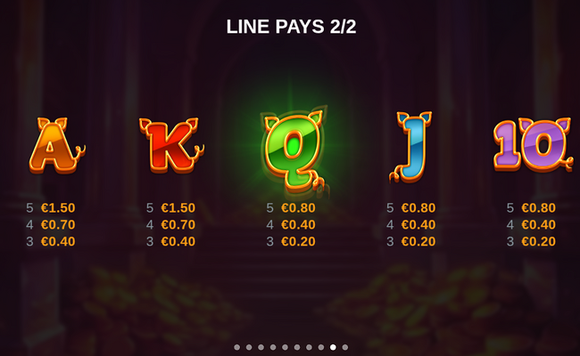 3 pot piggies hold and win paytable 2
