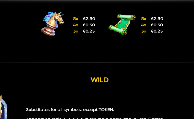 3 royal dracos paytable 3
