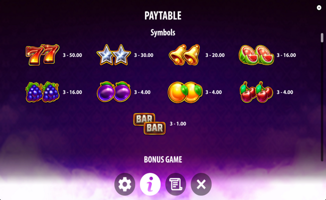 3x3 hell spin paytable