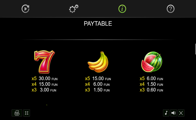40 diamond plus paytable 1