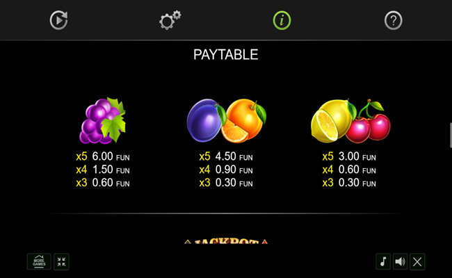 40 diamond plus paytable 2