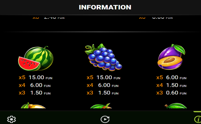 40 glossy hot paytable 2