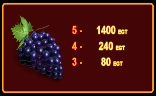 5 burning heart paytable4