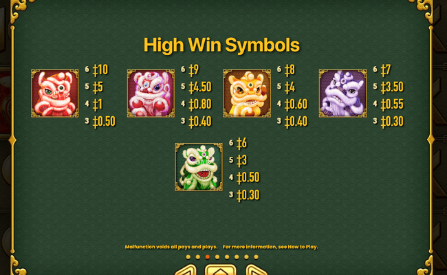 5 lucky lions 1