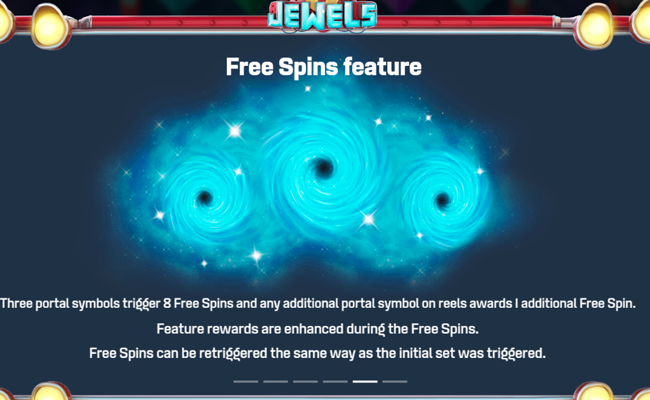 6 jewels paytable 4