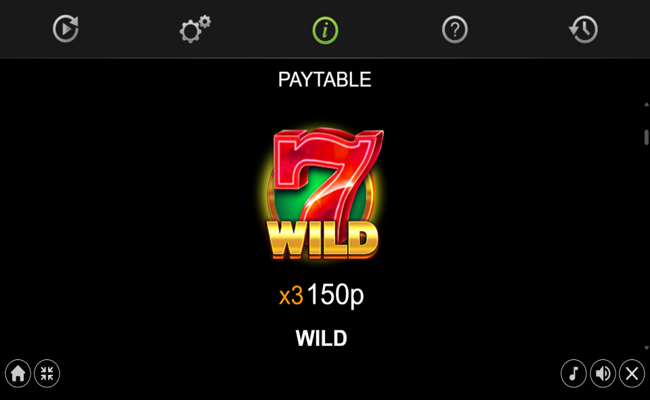 7 fire dice paytable 2