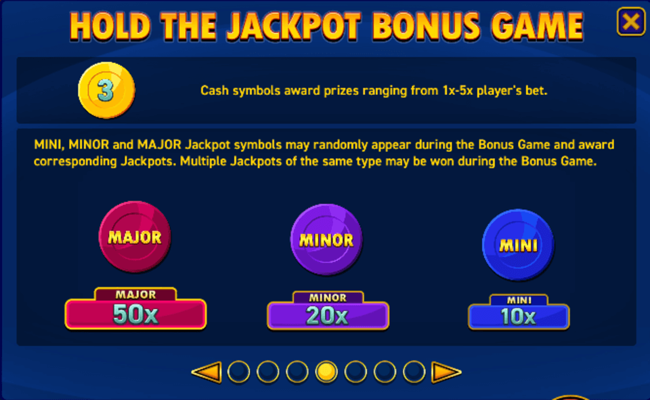 9 coins extremely light paytable