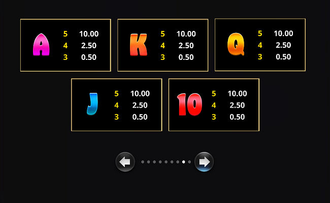 action bass paytable 3