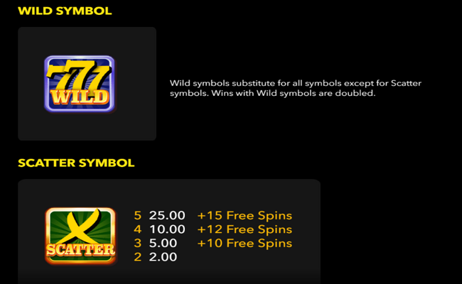 admiralx fruit machine paytable 3