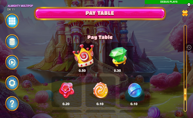 almighty multipop paytable 1