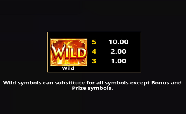 amazing legends lucky devils pyromania paytable 1