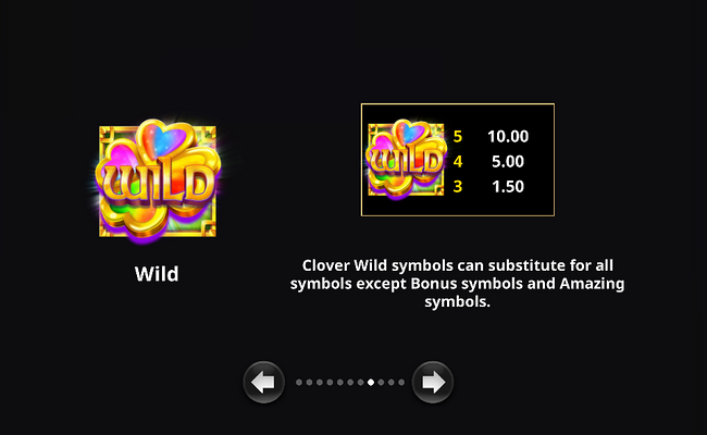 amazing link boosted riches paytable 1