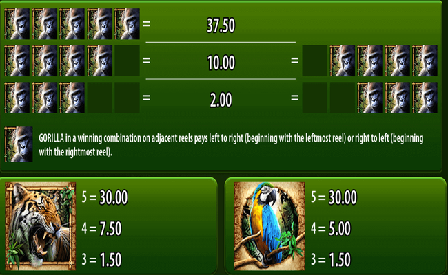 amazon queen paytable 1