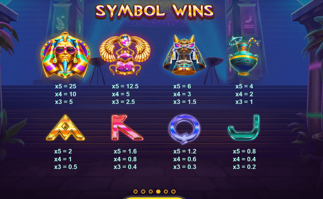 ancient disco paytable