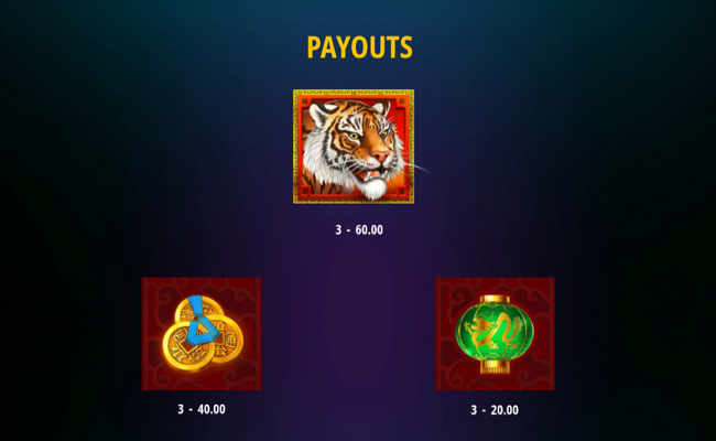 ancient tigers legacy paytable 1