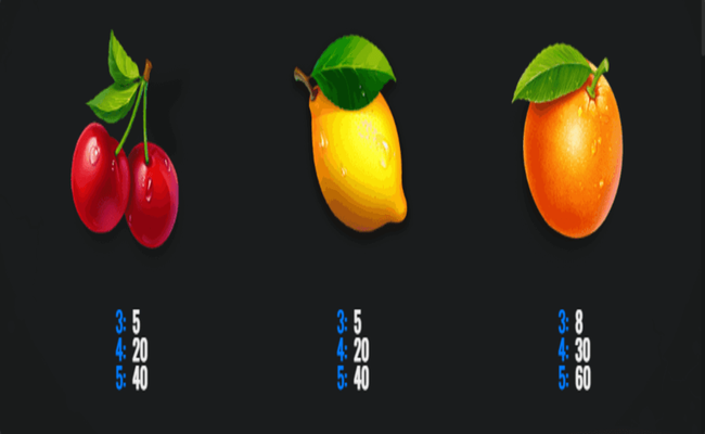 arctic fruits paytable1