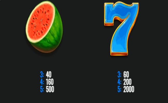 arctic fruits paytable3