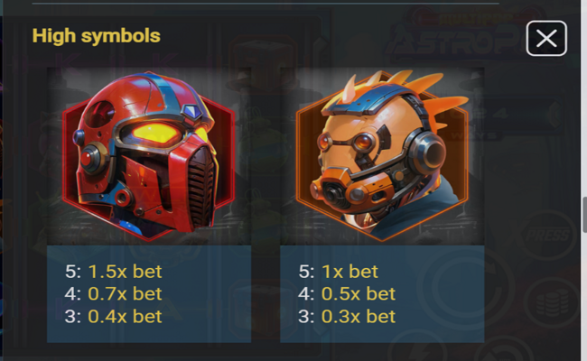 astropop paytable 1