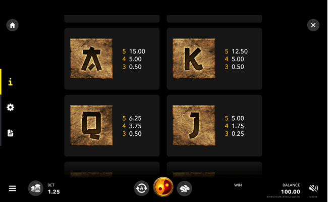 bamboo bear paytable2