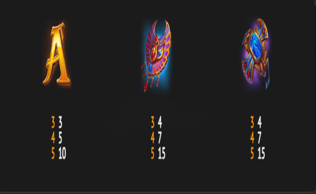 battle maidens cleopatra paytable2