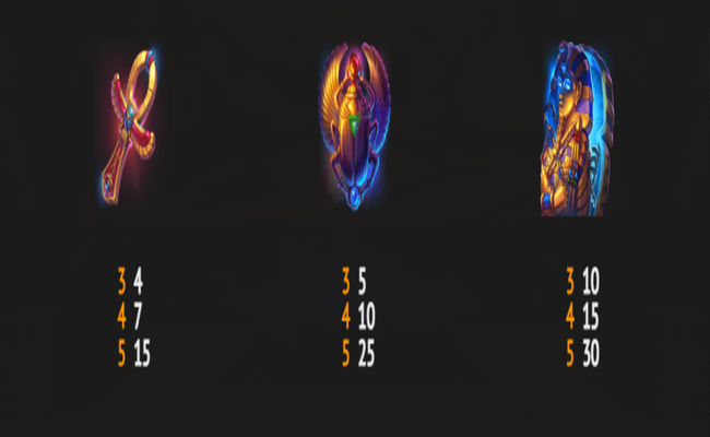 battle maidens cleopatra paytable3